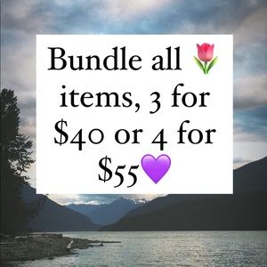 Create your own bundle with any items mark with 🌷